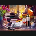 Puzzle 2000 Koci wieczór TREFL - tantis.pl