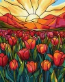 Malowanie po numerach. Pole tulipanów - tantis.pl