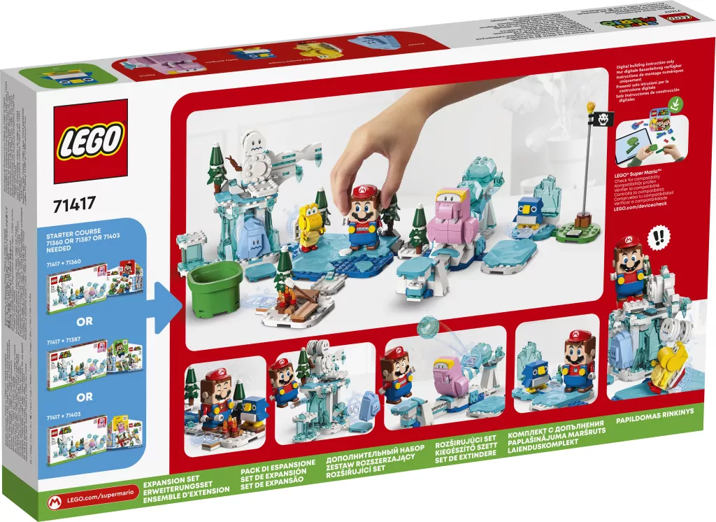 LEGO® Super Mario. Śniegowa przygoda Fliprusa – zestaw rozszerzający. 71417 - tantis.pl