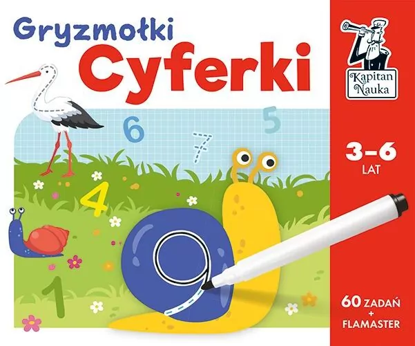 Cyferki. Gryzmołki. Kapitan Nauka - tantis.pl