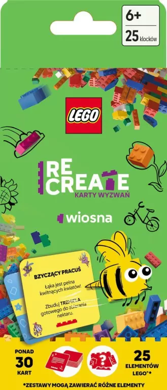 Lego Recreate. Karty wyzwań. Wiosna - tantis.pl