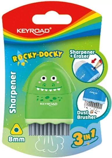 Temperówka plastikowa z gumką Rocky-Docky - tantis.pl