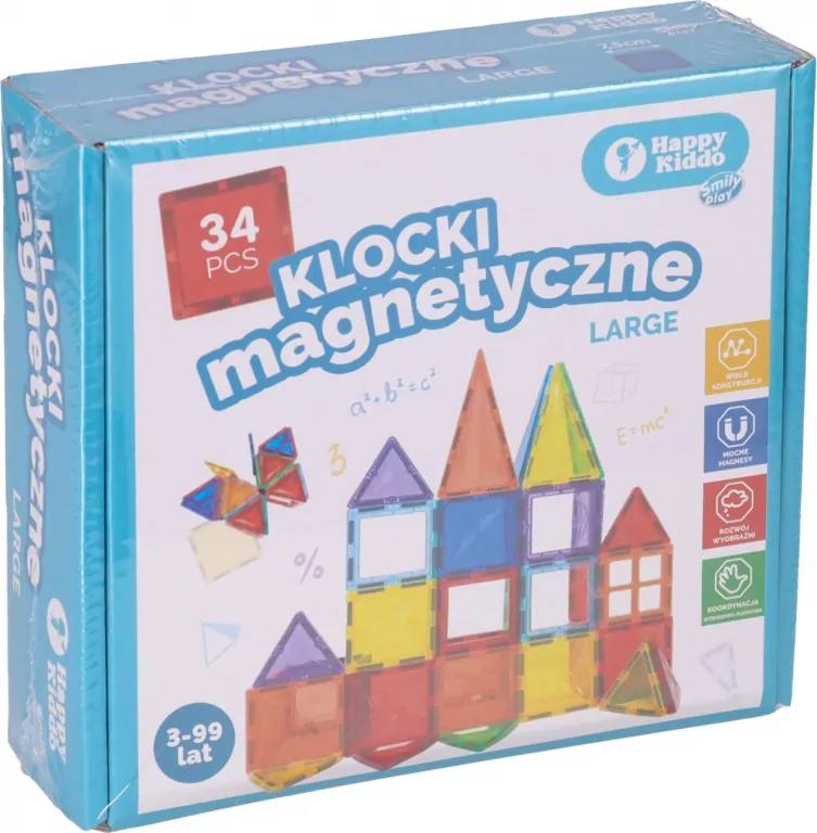 Klocki magntyczne 34el - tantis.pl