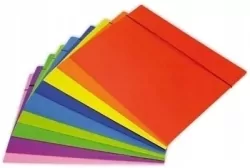 Teczka z gumką Kreska, kolorowa, A4, 1 szt