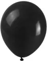 Balony pastelowe czarne 25cm 100szt - tantis.pl