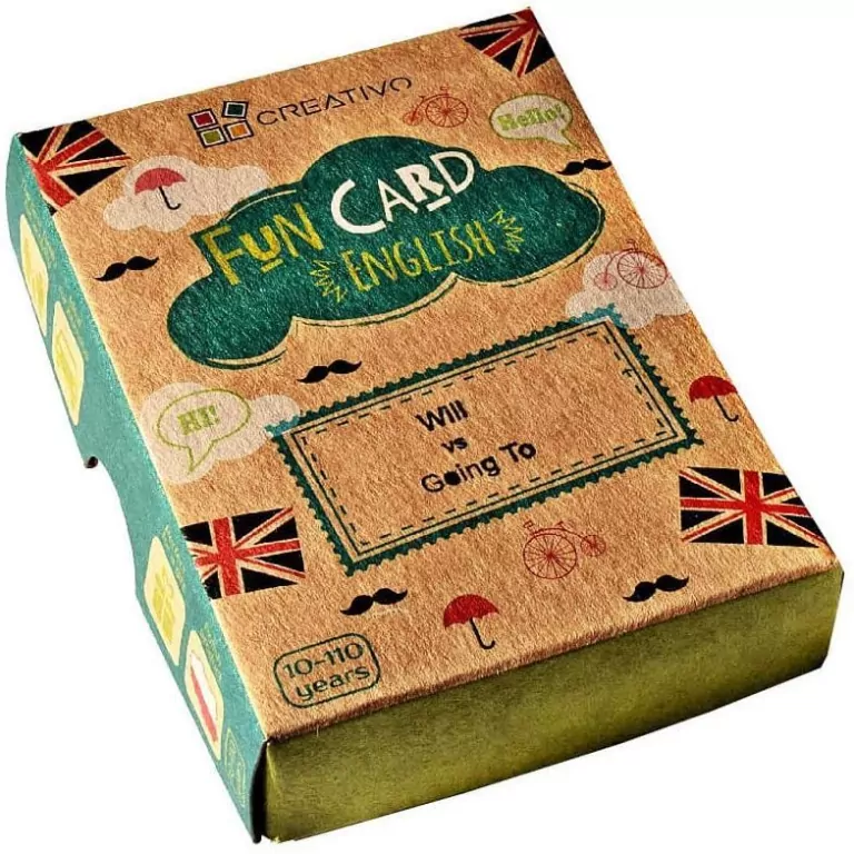 Fun Card English. Will vs Going To - tantis.pl