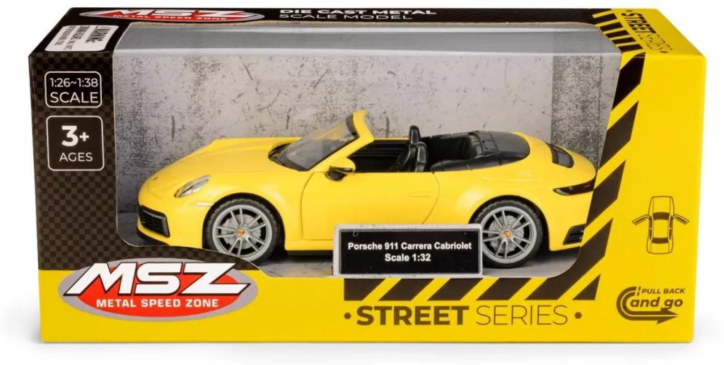 Porsche 911 Carrera Cabriolet Yellow - tantis.pl