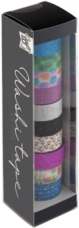 Zestaw taśm dekoracyjnych Washi 1,5x3m - tantis.pl