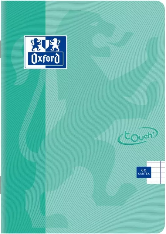 Zeszyt Touch Pastel. A4/60K kratka. 5 sztuk - tantis.pl