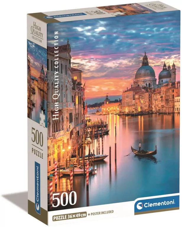 Puzzle 500 Compact Lighting Venice - tantis.pl
