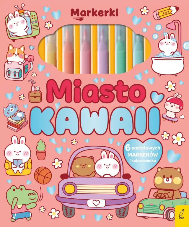 Miasto Kawaii. Markerki - tantis.pl