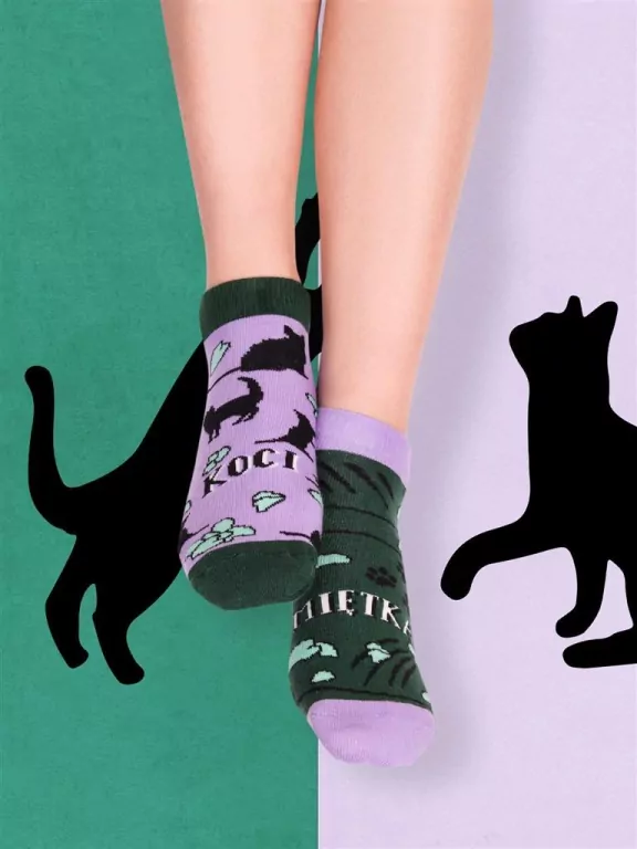 Skarpety stopki. Kocimiętka 35-38 - tantis.pl