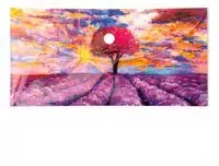 Teczka kopertowa PP DL Lawenda