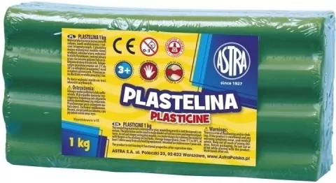 Plastelina Astra  1 kg zielona - tantis.pl
