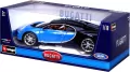 Bugatti Chiron 1:18 niebieski BBURAGO - tantis.pl