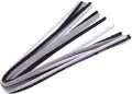 Drucik oplatany 50cm mix czarno-biały 10szt - tantis.pl