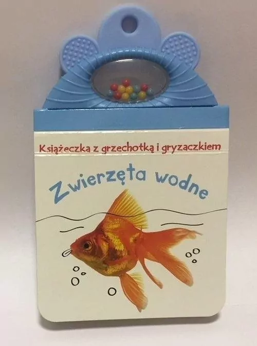Książeczka z grzechotką. Zwierzęta wodne - tantis.pl