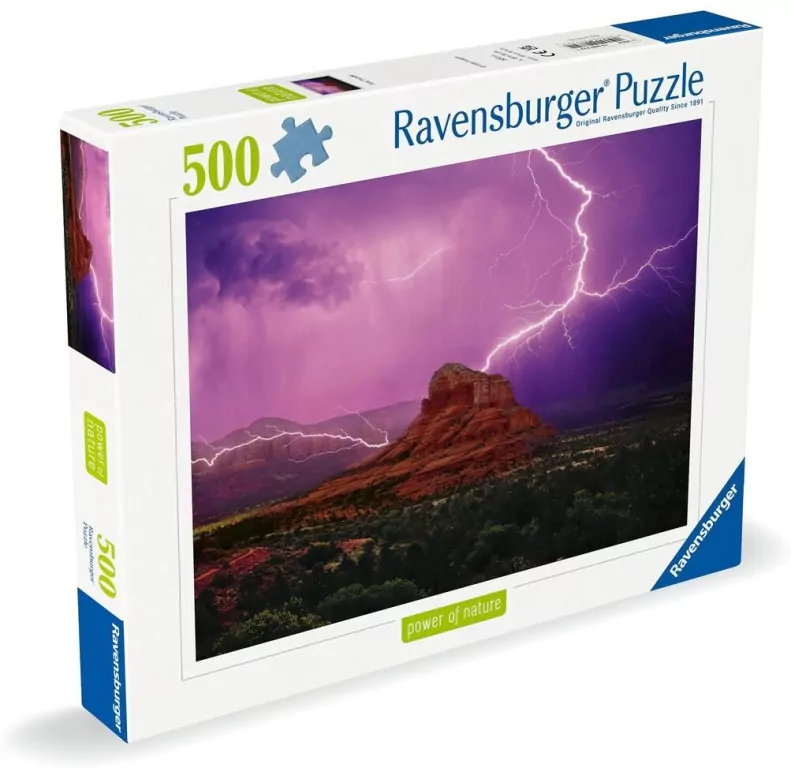 Puzzle 500. Różowa burza - tantis.pl