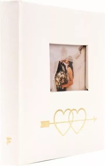 Fotoalbum kieszeniowy szyty Hearts 2 - tantis.pl