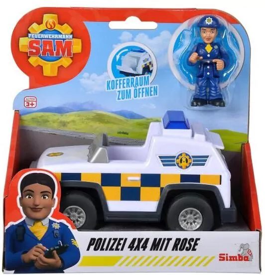 Strażak Sam. Jeep policyjny 4x4 mini - tantis.pl
