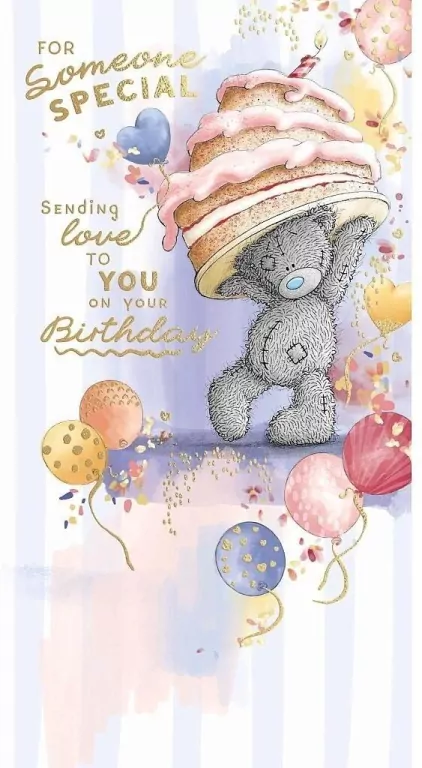 Karnet Urodziny To someone special - tantis.pl