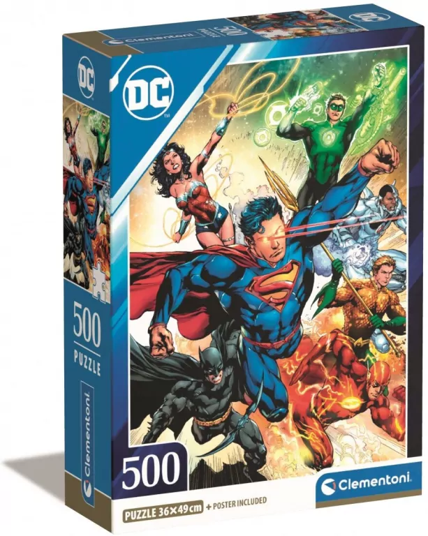 Puzzle 500 Compact Dc Comics Justice League - tantis.pl
