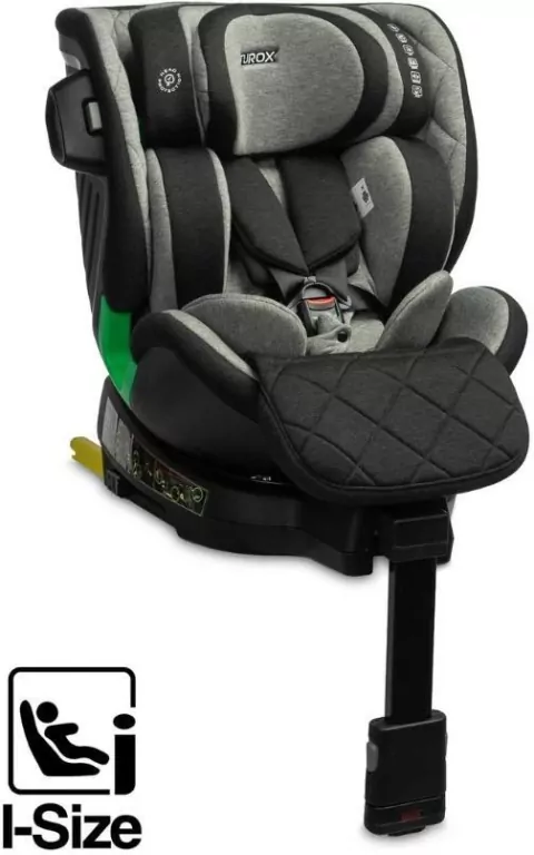 Caretero Fotelik Turox I-Size grafit (40-150cm) - tantis.pl