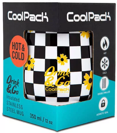 Kubek termiczny 355ml Coolpack Coffee Mug Chess Flow - tantis.pl
