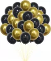 Balony czarno-złote - tantis.pl