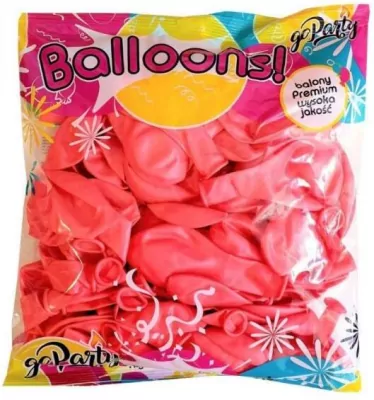 Balony różowy metalik 12" 30cm