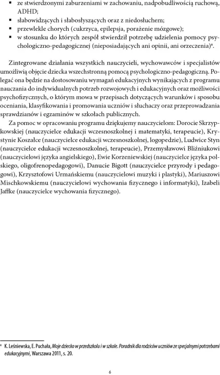 Dostosowanie wymagań edukacyjnych. I etap edukacyjny - tantis.pl