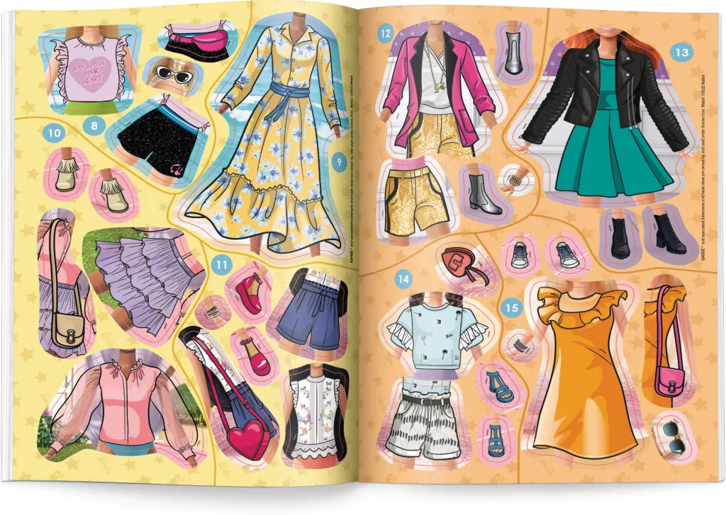 Barbie. Ubieranki naklejanki - tantis.pl