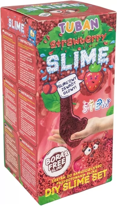 TUBAN. Zestaw Diy Super Slime Truskawka - tantis.pl