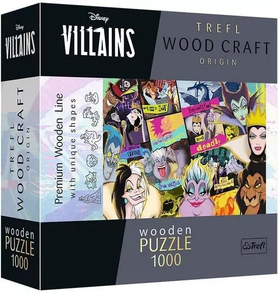 Puzzle drewniane 1000. Zlot złoczyńców - tantis.pl