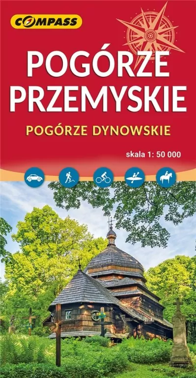Mapa turystyczna - Pogórze Przemyskie 1:50 000 - tantis.pl