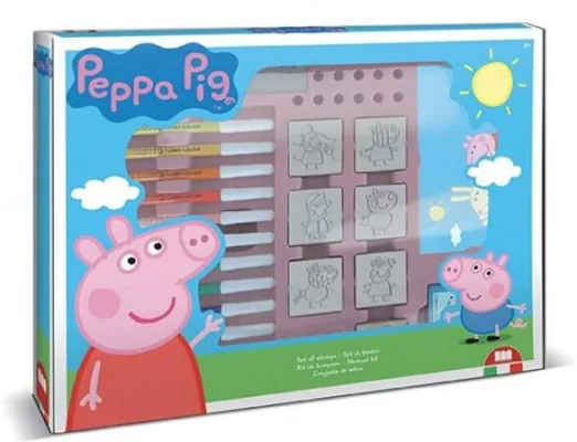 Pieczątki Maxi box Świnka Peppa