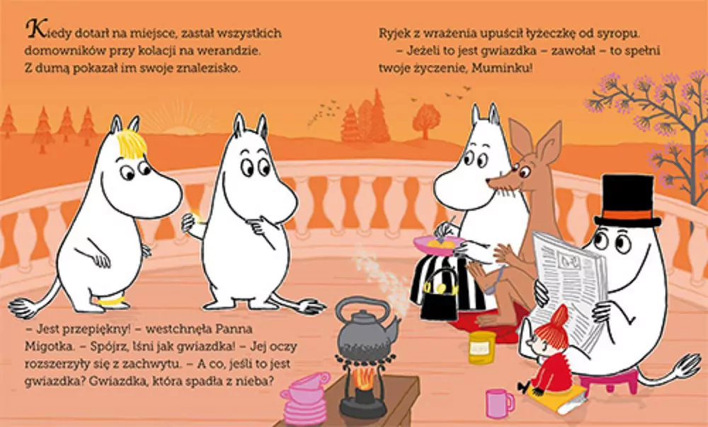 Muminek i gwiazdka z nieba. Muminki - tantis.pl