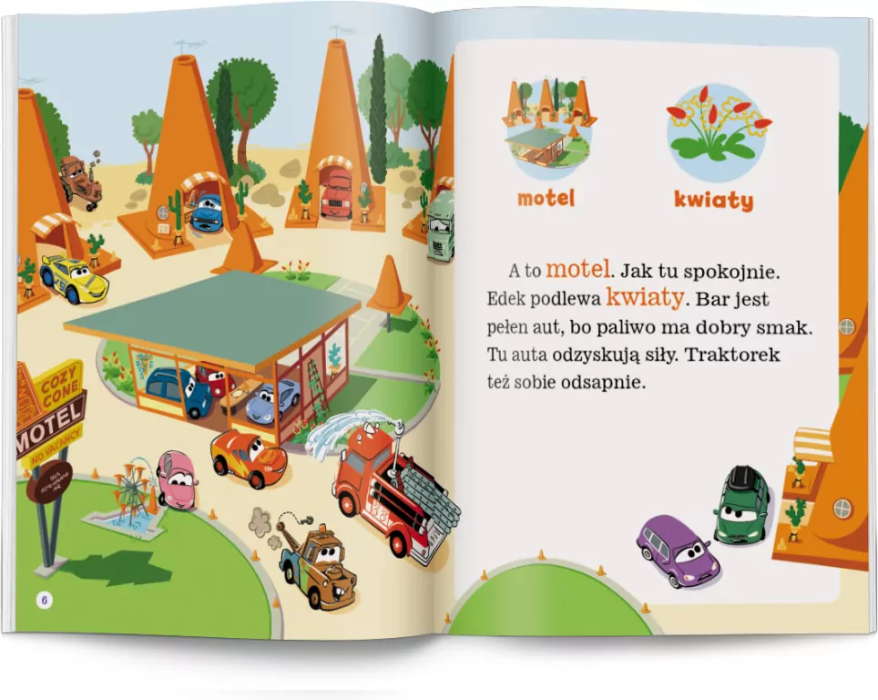 Auta. Przygoda z czytaniem. Disney Uczy - tantis.pl