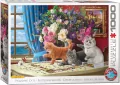 Puzzle 1000 Puzzling Cats by Image World 6000-5914 - tantis.pl