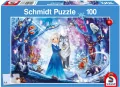 Puzzle 100 Księżniczka w zimowym lesie G3 - tantis.pl