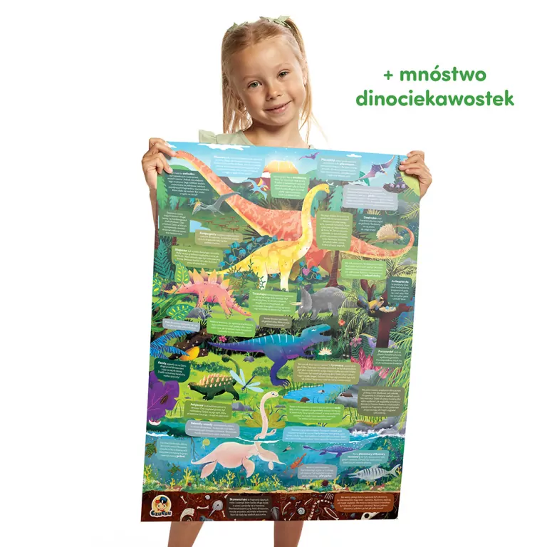 CzuCzu. Dinozaury. Obserwacyjne puzzle. 4+ - tantis.pl