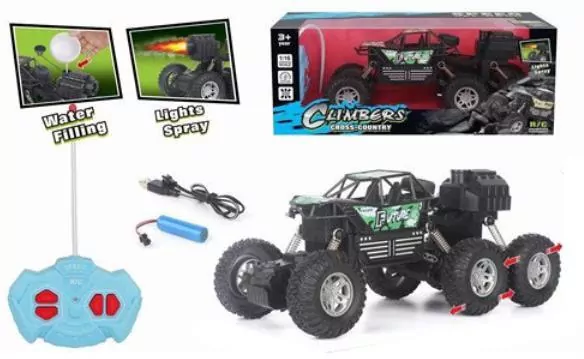 Pojazd R/C 6x6 świeci dymi - tantis.pl