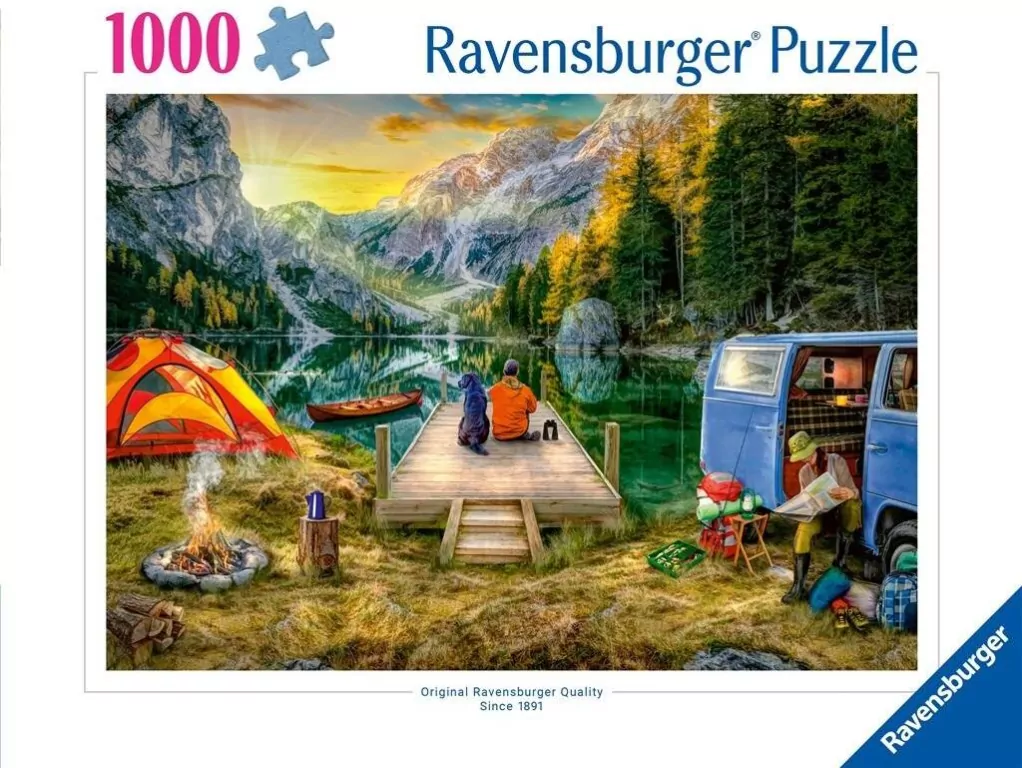 Puzzle 1000 Na kempingu - tantis.pl