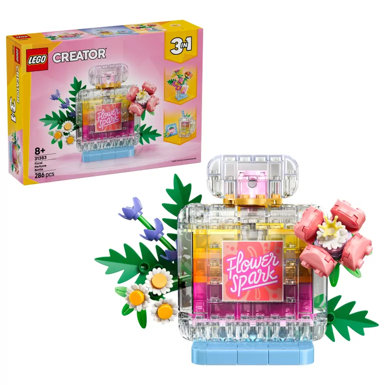 LEGO® Flakon perfum z kwiatową ozdobą 31383 - tantis.pl