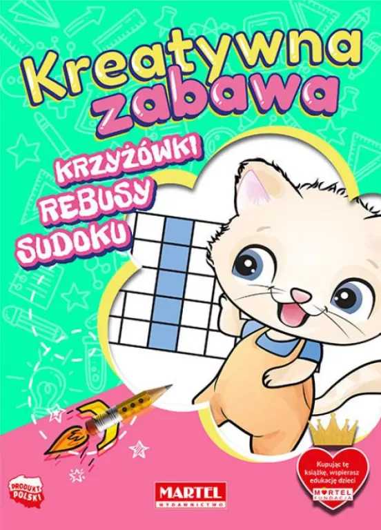 Kreatywna zabawa. Krzyżówki, rebusy, sudoku - tantis.pl
