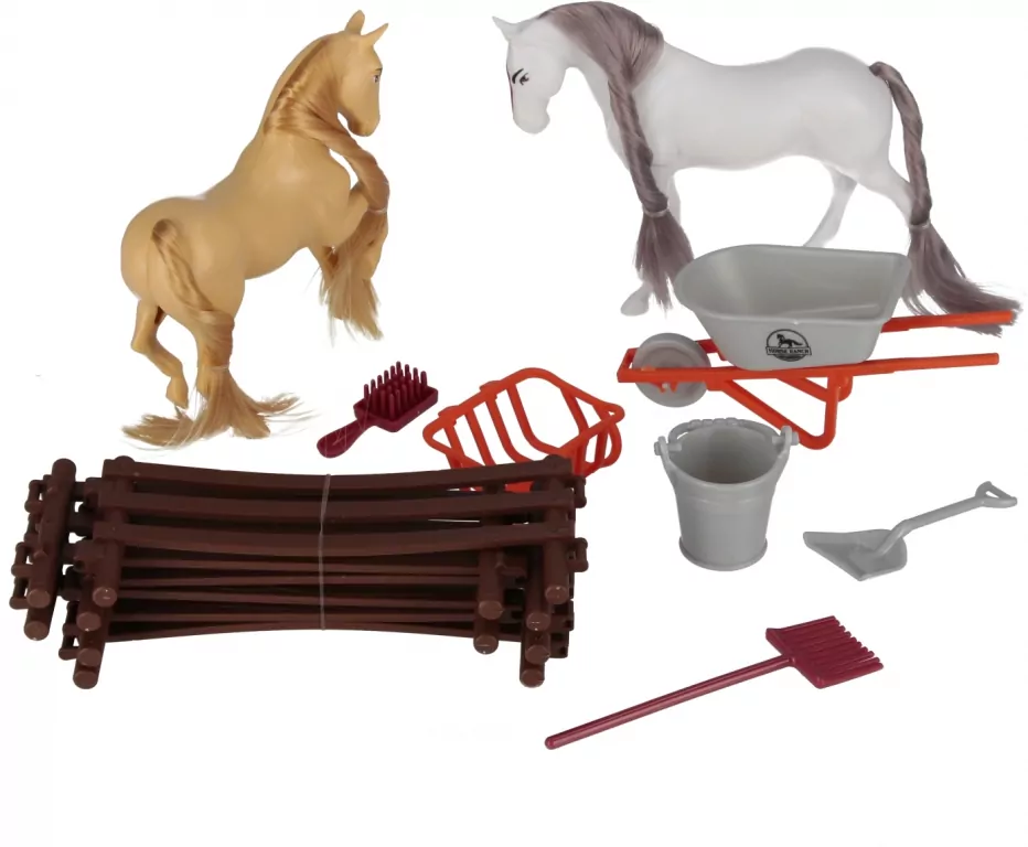 Horse Ranch Konie z akcesoriami Mega Creative 543504 - tantis.pl
