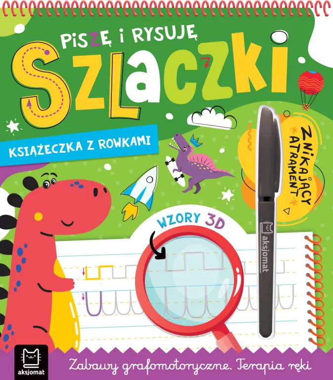 Piszę i rysuję szlaczki. Książeczka z rowkami - tantis.pl