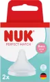 NUK. Smoczki do butelki silikonowe. 2 sztuki. Rozmiar XL. - tantis.pl