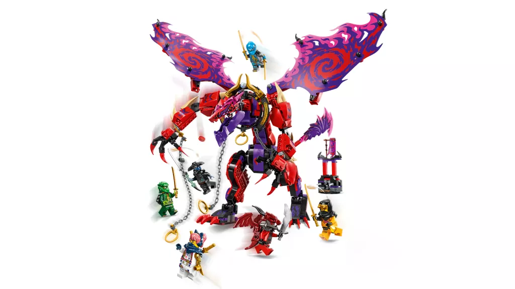 LEGO® Ninjago. Smok chaosu Kiełogrzmot. 71832 - tantis.pl