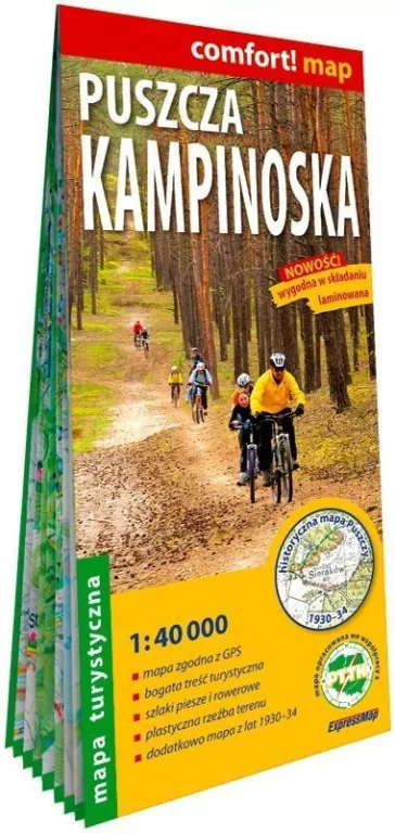 Comfort! map Puszcza Kampinoska 1:40 000 w.2026 - tantis.pl